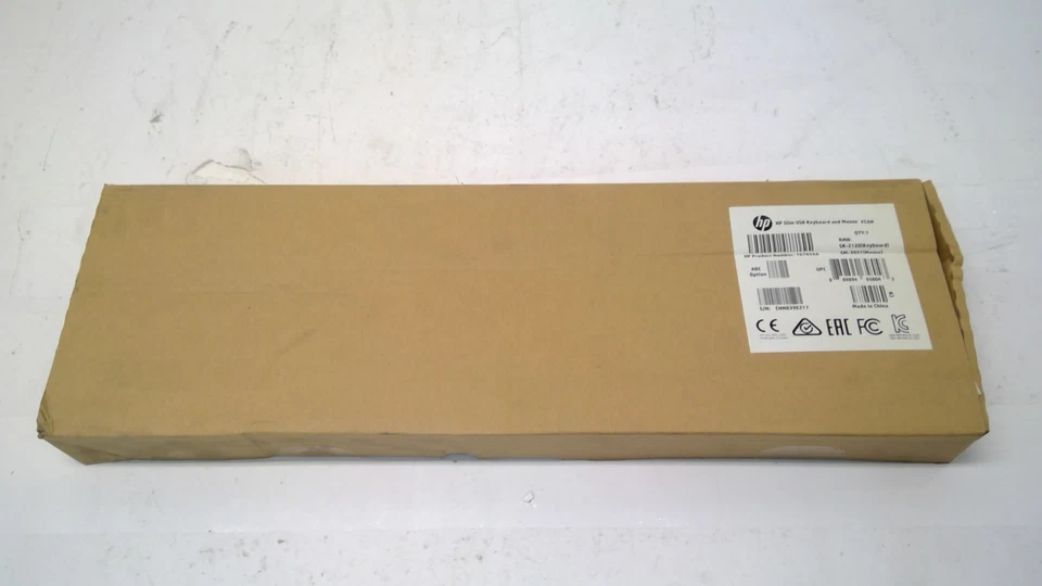 HP Slim USB Wired Keyboard & Mouse Combo – T6T83AA SK-2120/SM-2027 - Image 3 of 4