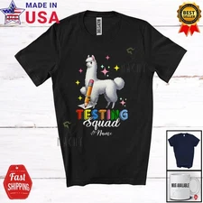 Testing Squad; Amazing Test Day Llama Custom Name Teacher Student T-Shirt