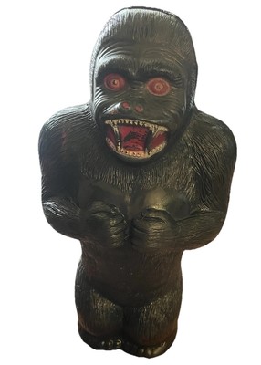 Vintage King Kong Blow Mold Bank AJ Renzi Classic Monster Gorilla 16'' Plastic