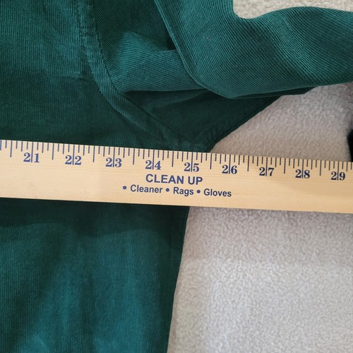 Haggar Corduroy Men's Regular Fit Button-Down Shirt-Size XL Hunter Green NWT New - Picture 5 of 8