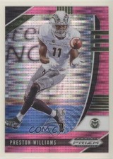 2020 Panini Prizm Draft Picks Pink Pulsar Prizm Preston Williams #84 0nr3