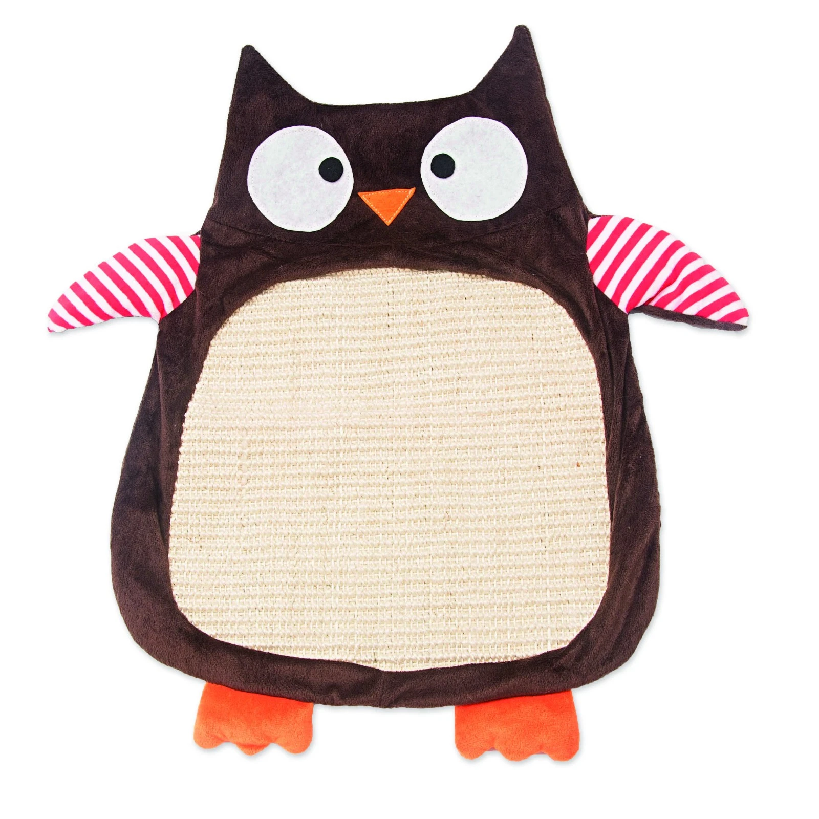 Aumüller Cat Scratching Board Sisal Cuddly Owl with Catnip Animation