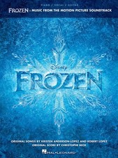 Partituras Frozen de la banda sonora de la película piano guitarra vocal cancionero 000124307