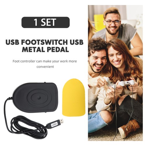 USB-Fußpedal -Pad Computer-Fußpedal PC-Fußpedal Fußsteuerungs-Aktionsschalter - Bild 3 von 12