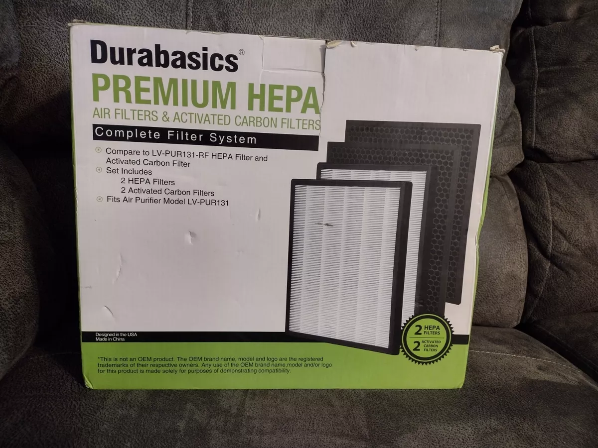 Durabasics HEPA Filter Set Compatible with Coway AP 1512HH 2