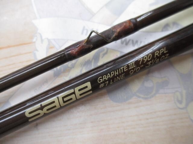 SAGE Graphite III 790 RPL フライロッド Sage RPL +790 Graphite Ⅲ ♯︎7Line 9'0” | eBay