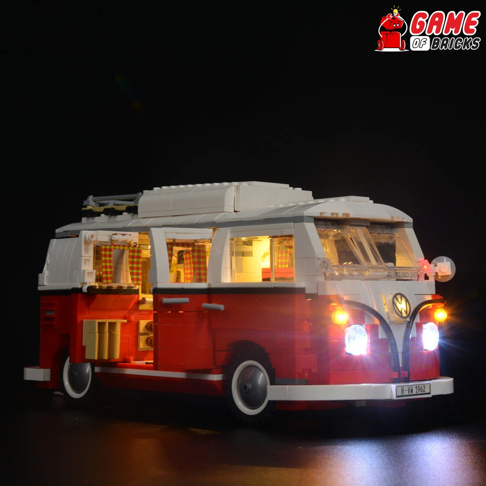 dygtige amplitude Pind Light Kit for Volkswagen T1 Camper Van - Compatible with LEGO® 10220 (Standard) dygtige amplitude Pind Light Kit for Volkswagen T1 Camper Van - Compatible with LEGO® 10220 (Standard)