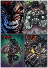 FOUR All New PITT posters (A-D) Dale Keown art! FULL BLEED IMAGE ALL CAPS COMICS