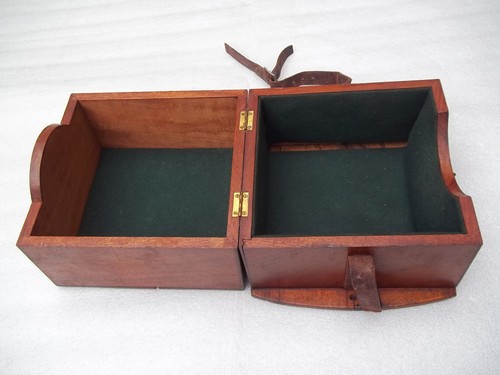 Antique Marine Chronometer Guard Case - Split Lid - Picture 4 of 12