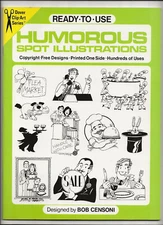 Ready-To-Use Humorous Spot Illustrations Dover Clip-Art Series, Copyright-Free