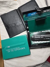 Marlboro Menthol Promo 28 Piece Domino Set with Case Philip Morris NEW SEALED