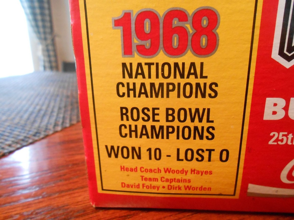 OHIO STATE BUCKEYES 25TH ANNIVERSARY 6 PACK COCA COLA