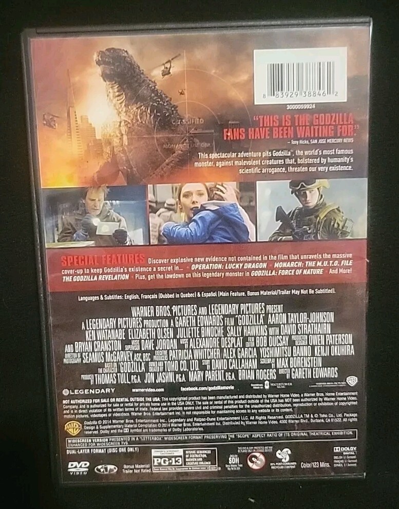 Godzilla (DVD) 883929388462| eBay