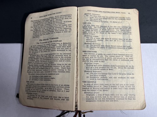 The New Roman Missal Father Lasance 1942 Latin English Benziger Bros - Picture 5 of 11