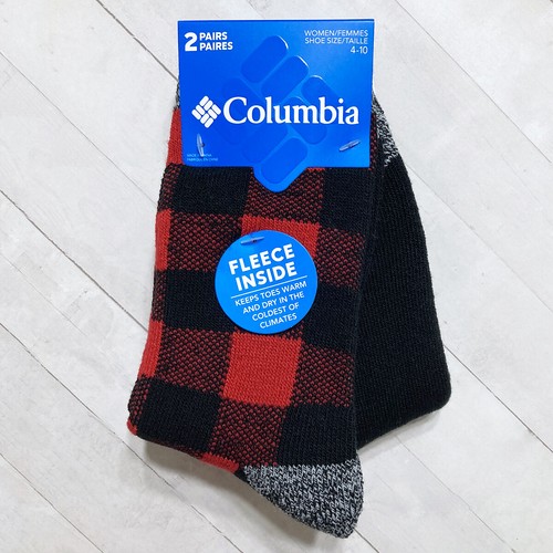 Columbia Boot Socks 2 Pairs Fleece 