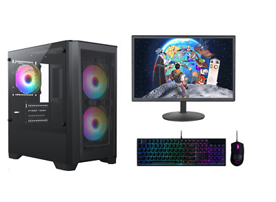 Günstiger Gaming PC Intel Core i7 Win10 GTX1650 16GB RAM 128GB SSD 1TB HDD FORNITE