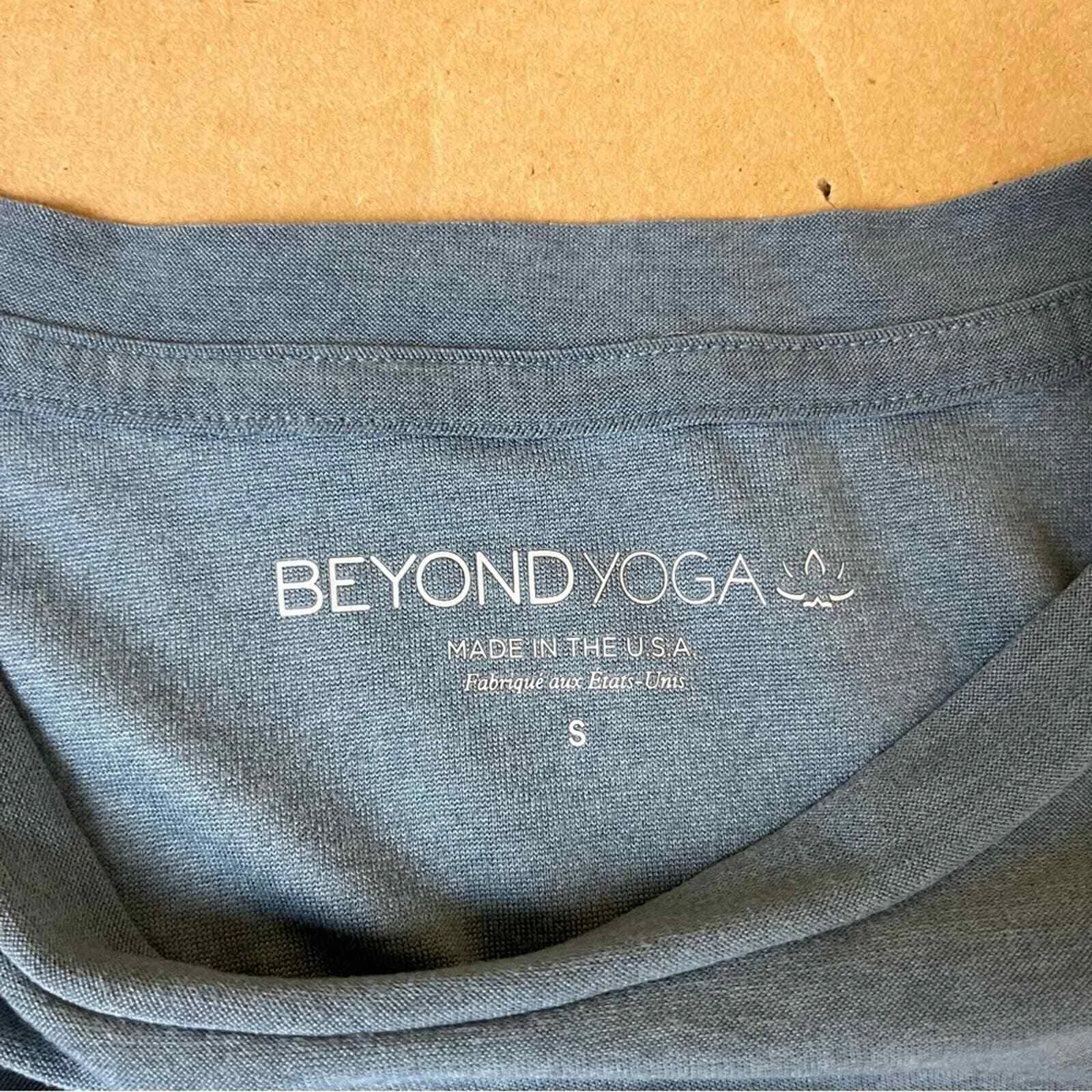 beyond-yoga steel krátký rukáv shirt