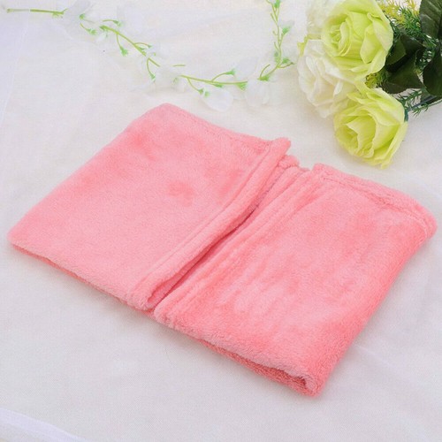 Warm Plain Fleece Throw Over Large Decor Sofa Bed Blanket Soft Solid 50x70cm - Picture 6 of 30