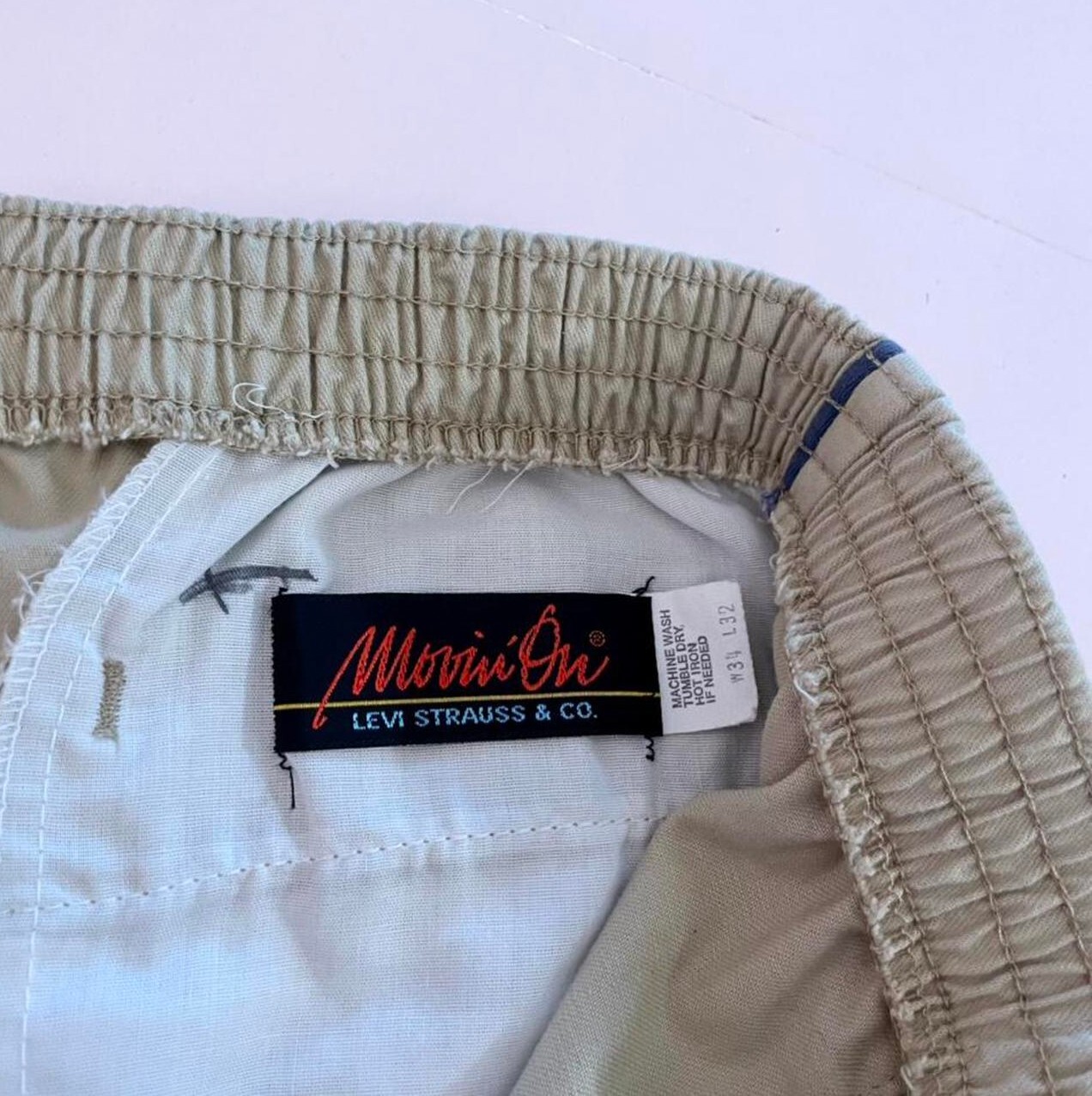 vintage 80s khaki pants with side stripe | eBay