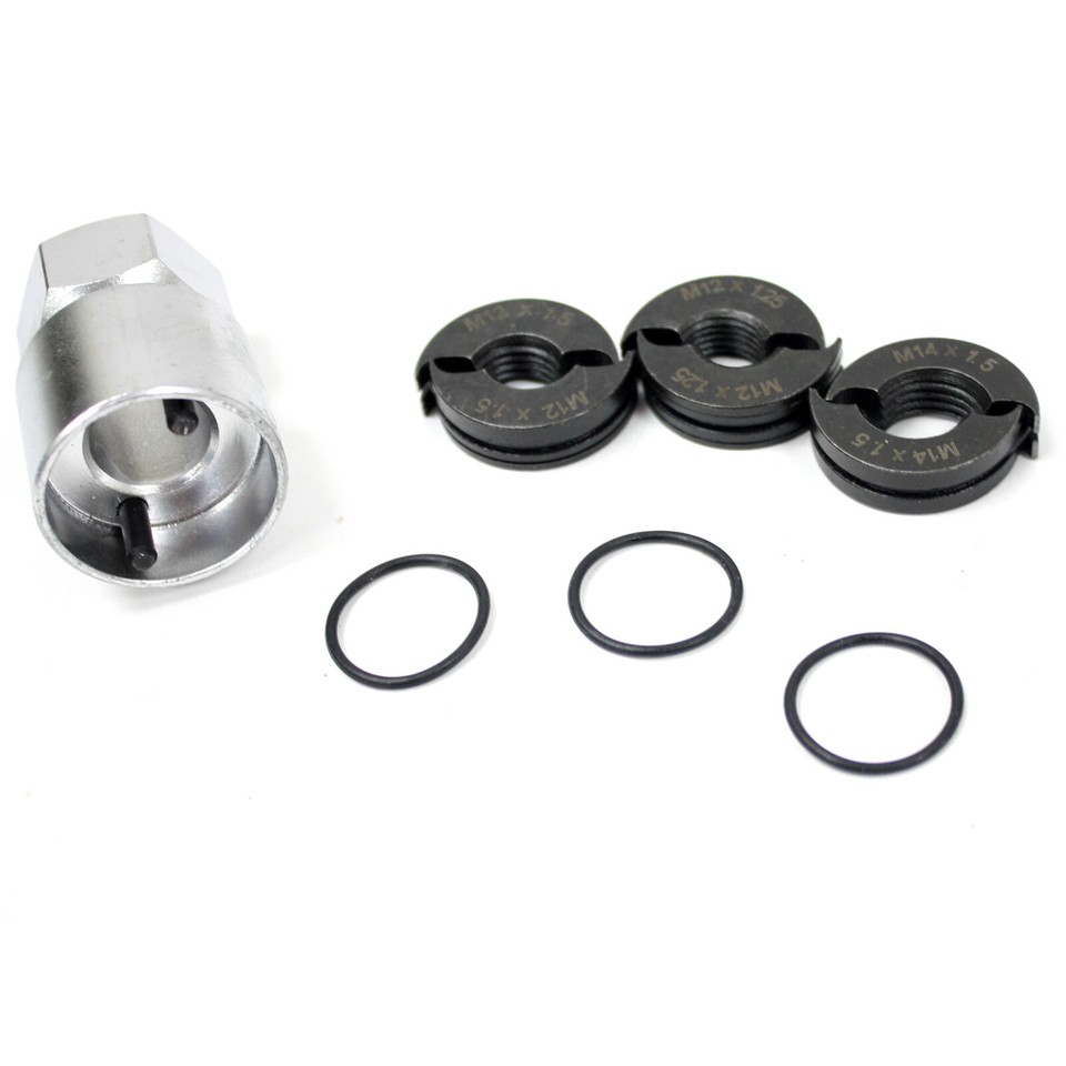 4PCS M12 & M14 Wheel Stud Thread Restorer Kit Reverse Action Wheel stud ...