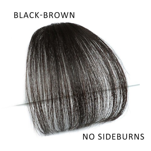 Extensión de cabello con clip para mujeres cabello falso con flecos - Imagen 4 de 15