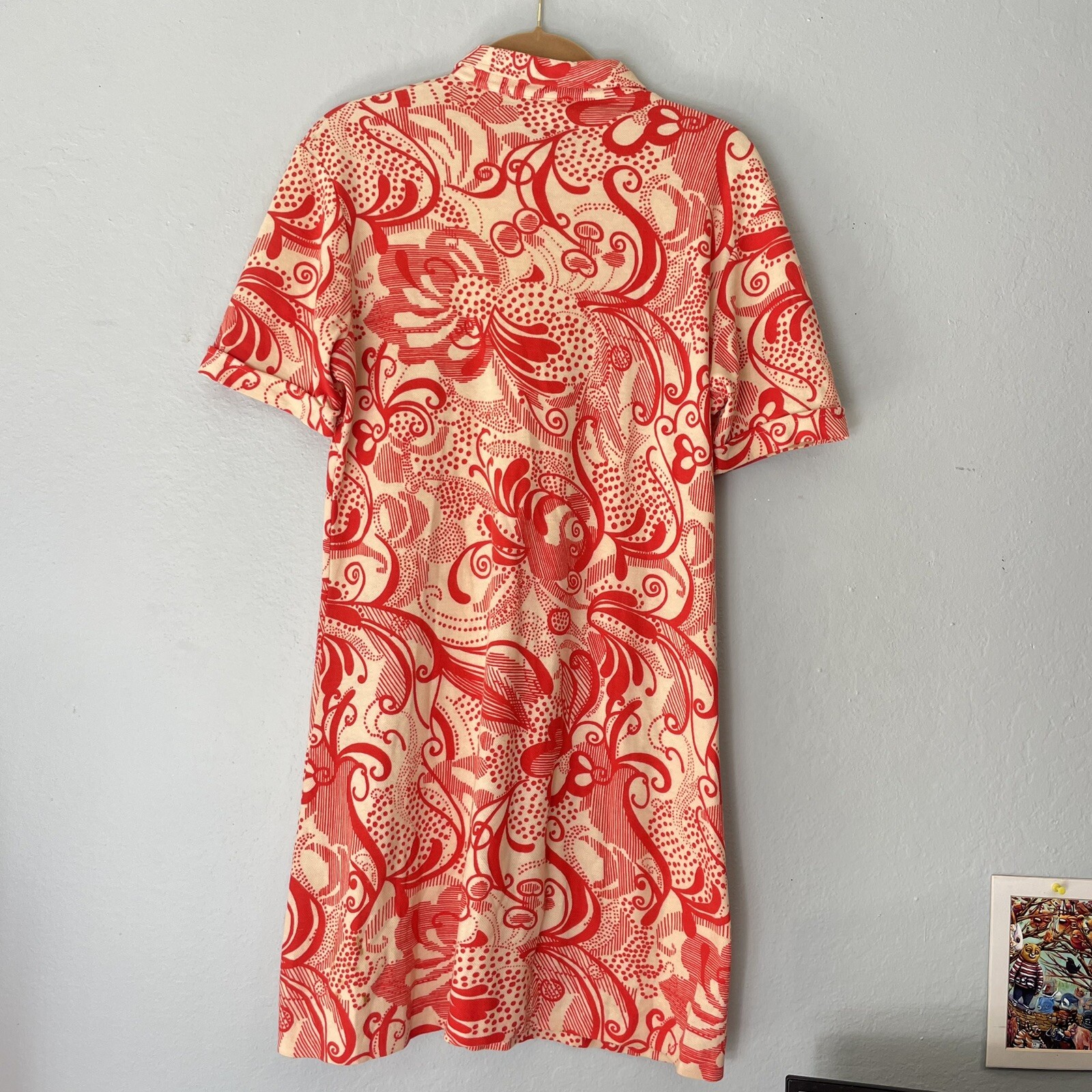 Vintage TGL Stockholm mod psychodelic mini Mini dress 1960's groovy gogo Cotton