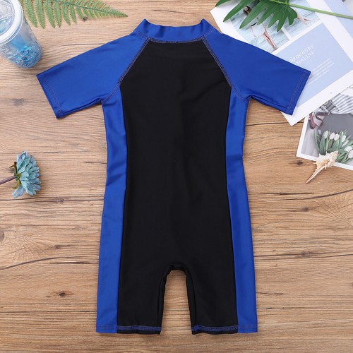 Girls Boys 3 Pieces Swimsuit Rash Guard Swim Tops with Swim Shorts Swim Pant - Picture 63 of 64