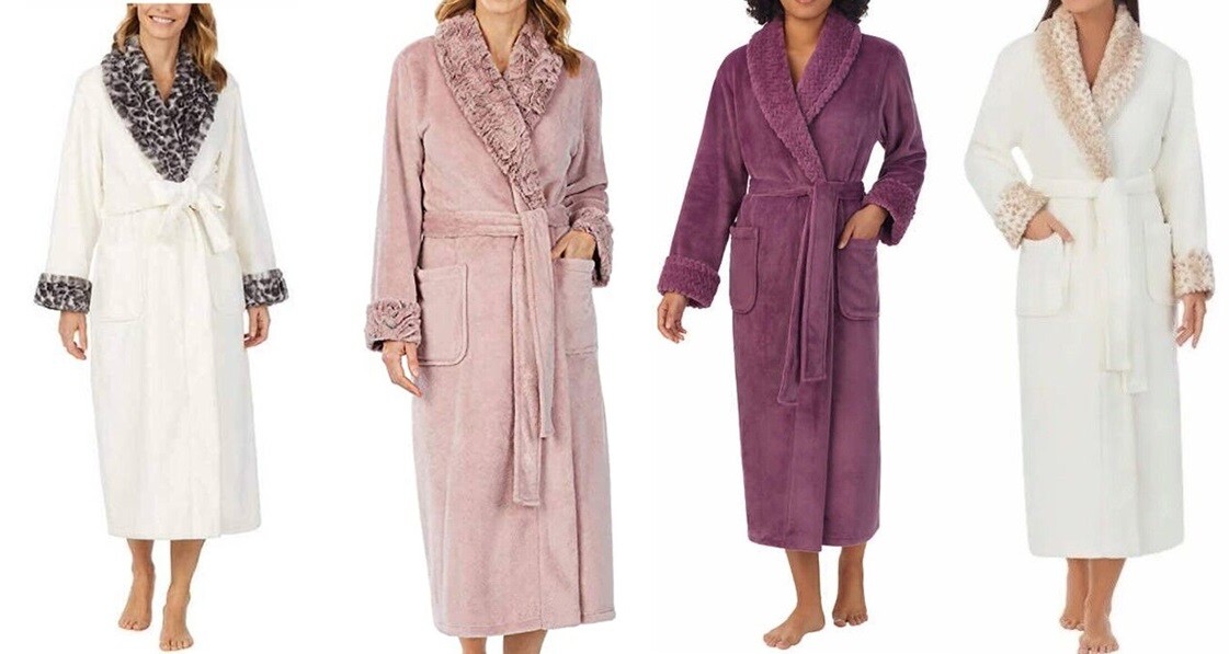 CAROLE HOCHMAN Women Luxuriously Soft Plush Wrap Robe(1330246) | eBay