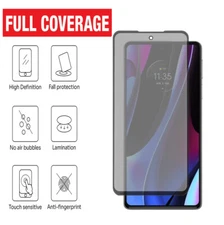 ANTI SPY Glass Privacy Screen Protector For Motorola Moto Edge + Plus 2022