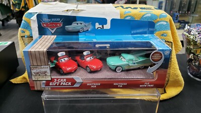 NIB DISNEY PIXAR CARS RADIATOR SPRINGS 3 PACK WAITRESS MIA TIA FLO