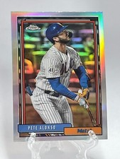 2021 Topps Chrome Pete Alonso 1992 Redux Refractor Insert Card #TC92-31