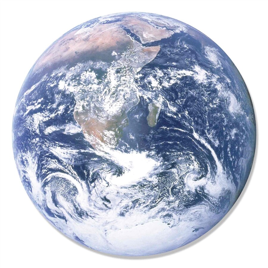 Planet Earth Wall Mounted 3D Style Cardboard Cutout Decoration - Space Theme