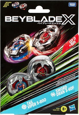 y*様 デビルセット Beyblade X Tail Viper 5-80O and Sword Dran 3-60F Dual Pack Set | eBay