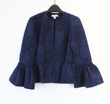 NEW Lilly Pulitzer Shaylee Jacket True Navy Lightweight Chic Size M
