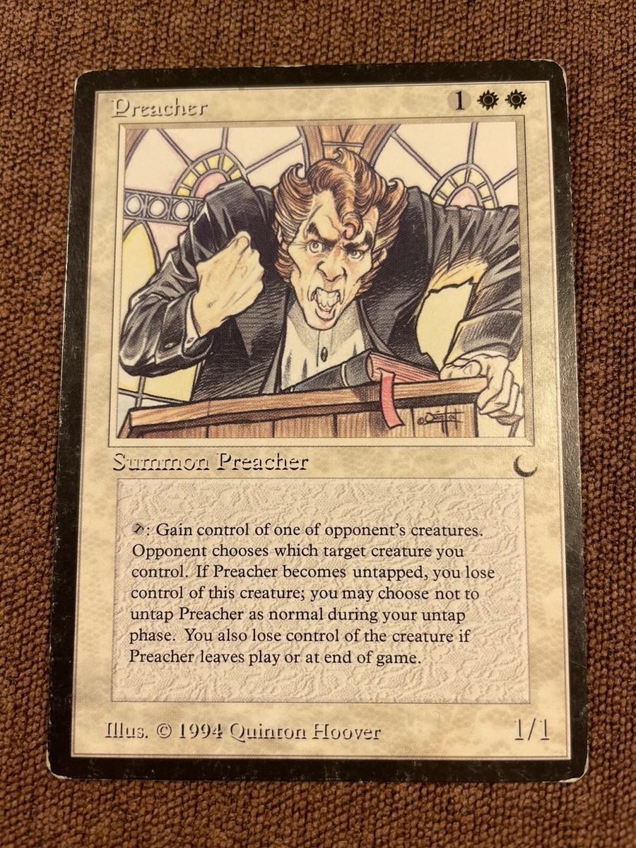 Preacher, The Dark, MTG, Vintage, Legacy, 93/94, Commander