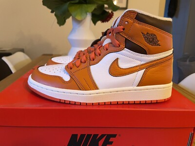 Nike Air Jordan 1 Retro High OG White/Starfish NEW  