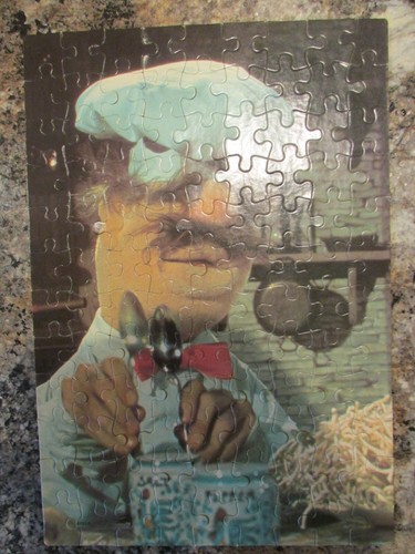 Muppet Movie Swedish Chef Milton Bradley 100 Piece Puzzle Complete!! - Picture 9 of 11