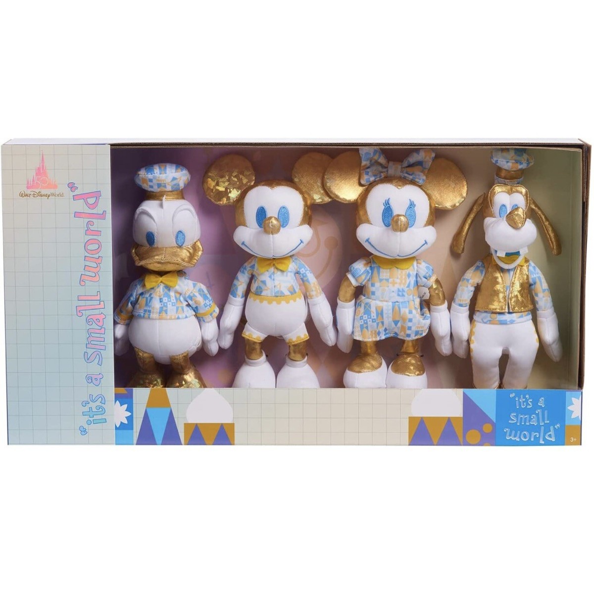 WALT DISNEY World 50TH  ミッキー　ミニー ぬいぐるみ ミッキー・ミニー ぬいぐるみセット ウォルトディズニーワールド50周年
