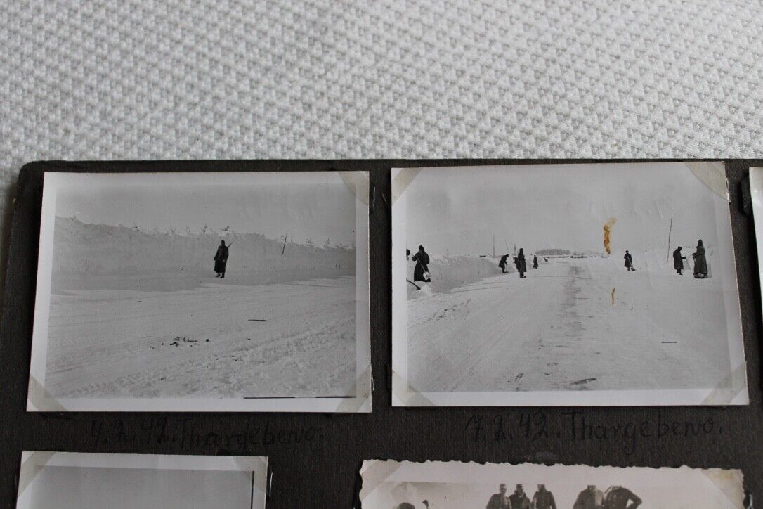 15 zdjęć Zdjęcie FE 1941 Rosja Bjgloj Minus 50 stopni śniegu bez odzieży zimowej-ng\