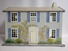 Wolverine Vintage Lithographed Metal Tin Colonial Dollhouse Furniture 22 pieces