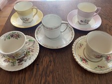 5 Collectible Teacup Sets Demitasse