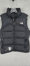 The North Face Nuptse 700 Down Puffer Vest Women Medium Black 1970s First Ascent