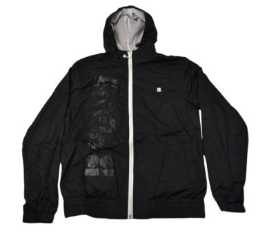 Plan B Choice Jacket Black White Discounted Men's Lightweight Windbreaker Jacket