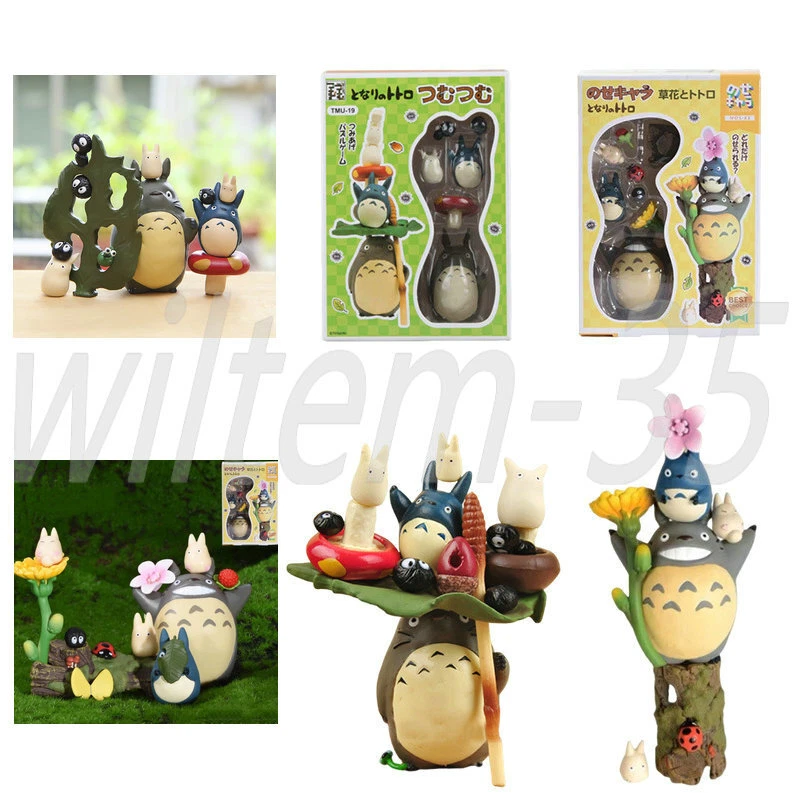 Studio Ghibli My Neighbor Totoro Put Chara Stacking Game Figure New Kids Gift