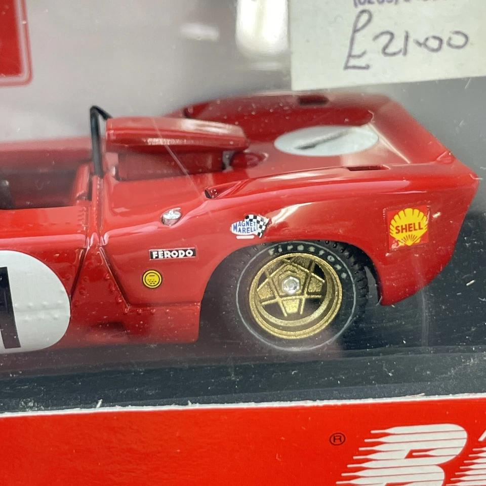 Ferrari 312 P Spy Monza 1969 Andretti Amon Vintage en caja mejor modelo 9227 Foto 3 de 4