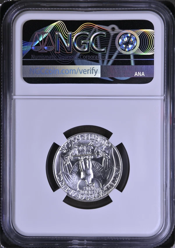 :1964-P S25C WASHINGTON-QUARTER PROOF NGC PF-69 LOW-POP RARITY R2 HIGHEST-GRADES - Image 2 of 2