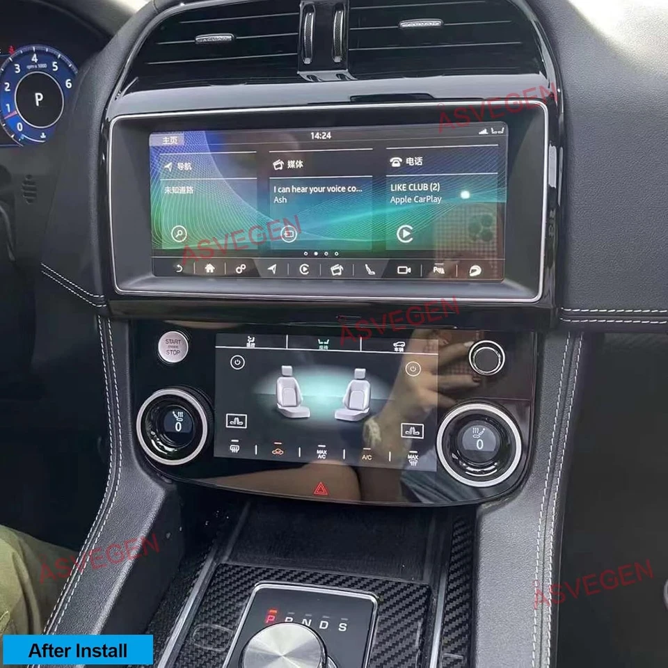 New 7“ Touch Screen Climate Control AC Panel for Jaguar XE XF F-Pace 2015-2020 Foto 4 de 4