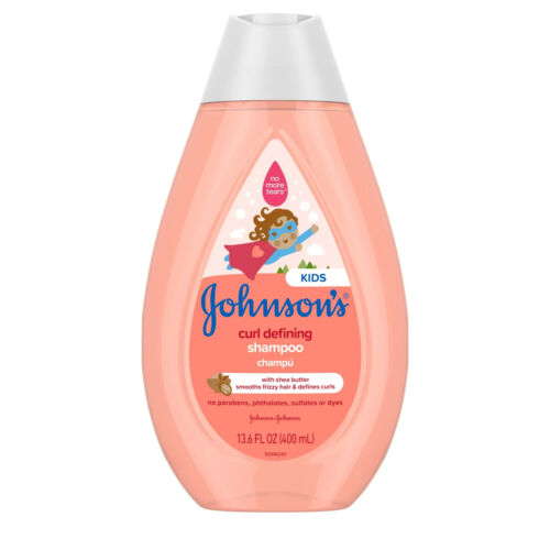 Johnson's Curl-Defining Tear-Free Kids' Shampoo with Shea Butter, 13.6 Fl. Oz - Afbeelding 1 van 8