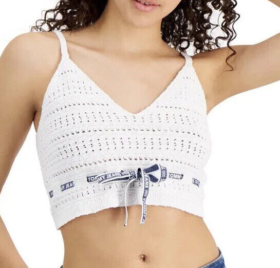 vindue abstrakt Gætte Tommy Jeans Women Crop Crochet Bra Daisy Jones style Tank Ribbon Top Size XL NWT | eBay vindue abstrakt Gætte Tommy Jeans Women Crop Crochet Bra Daisy Jones style Tank Ribbon Top Size XL NWT | eBay
