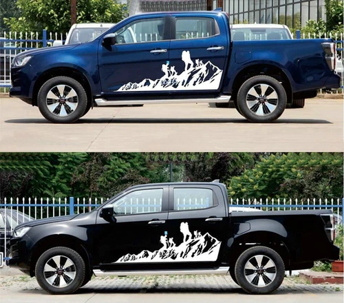 Graphics Mountain Climber Car Sticker For Isuzu D-Max Off Road Side Door Decals - Bild 7 von 9